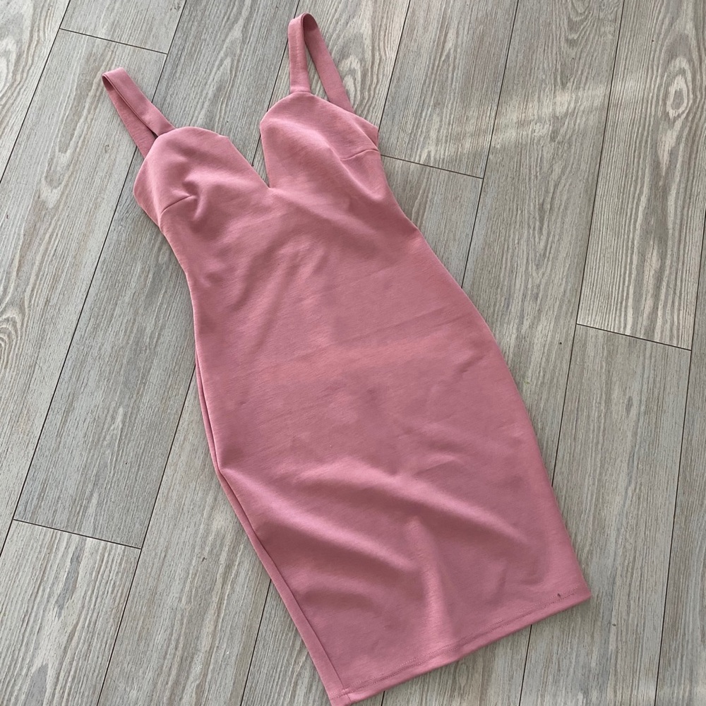 Pink Tight Cocktail Dress